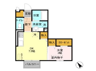 エクート東（東町）の物件間取画像